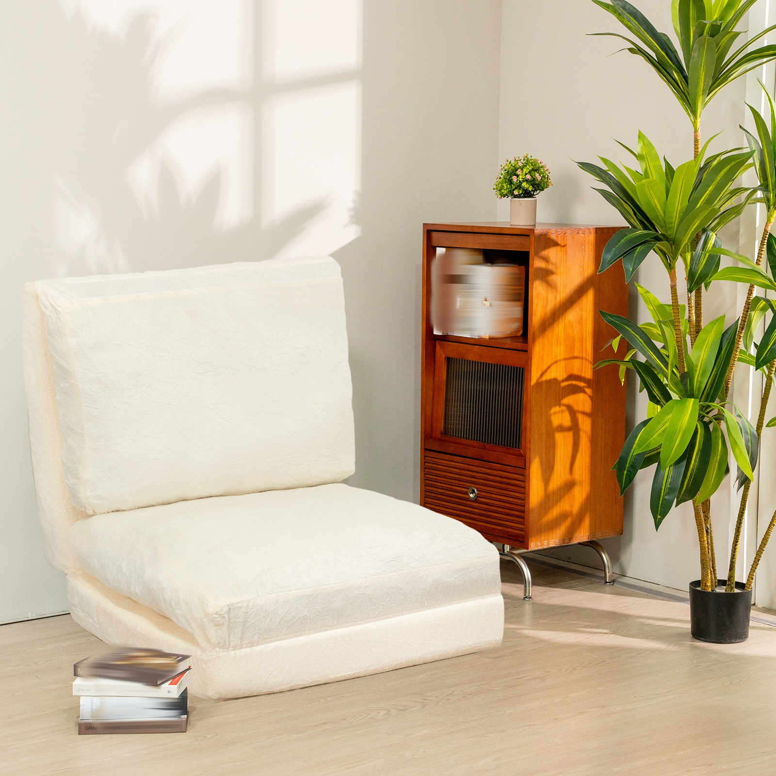 living room folding upholstered floor sofa indoor floor Temu - Main Image