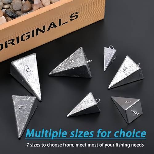 pyramid sinkers fishing weights sinkers saltwater surf fishing weights tackle 1oz 2oz 3oz 4oz 5oz 6oz 8oz 10oz