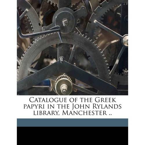 catalogue of in rylands library manchester volume 1