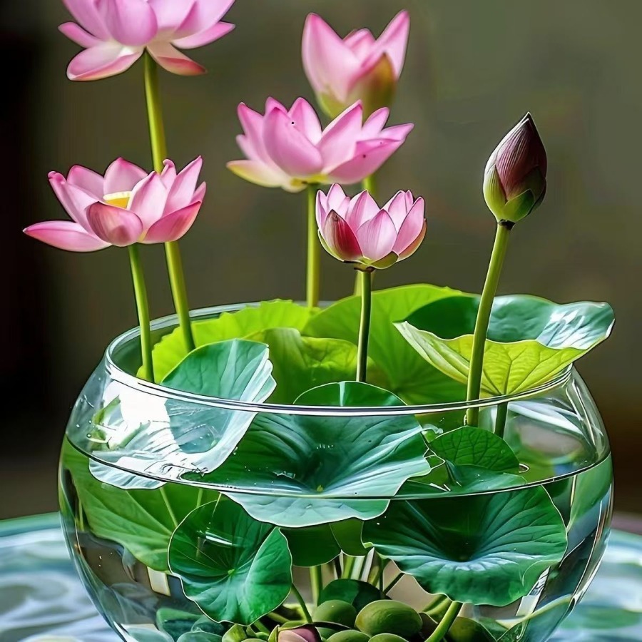 hydroponic lotus planting garden decoration outdoor flowers plants fruits and vegetables planting suitable for plant lovers as  