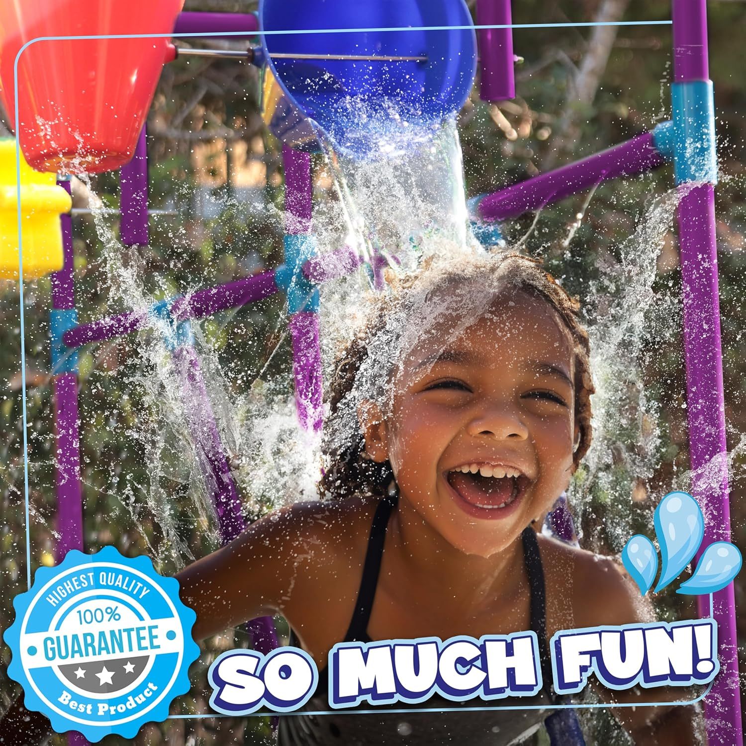 Jeu D'Eau Extérieur Pieuvre Arroseur Pour Enfants 3-10 Ans - Jouet Sprinkler Jardin Plein Air