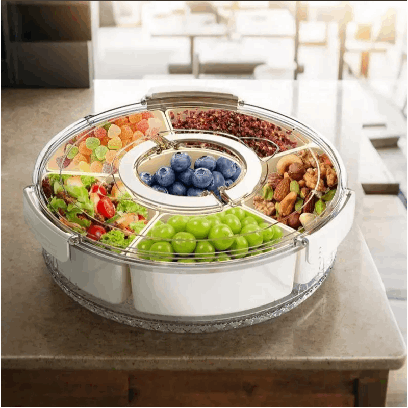 Ice Bowls To Keep Food Cold Useful 5QT Large Salad Bowl Set