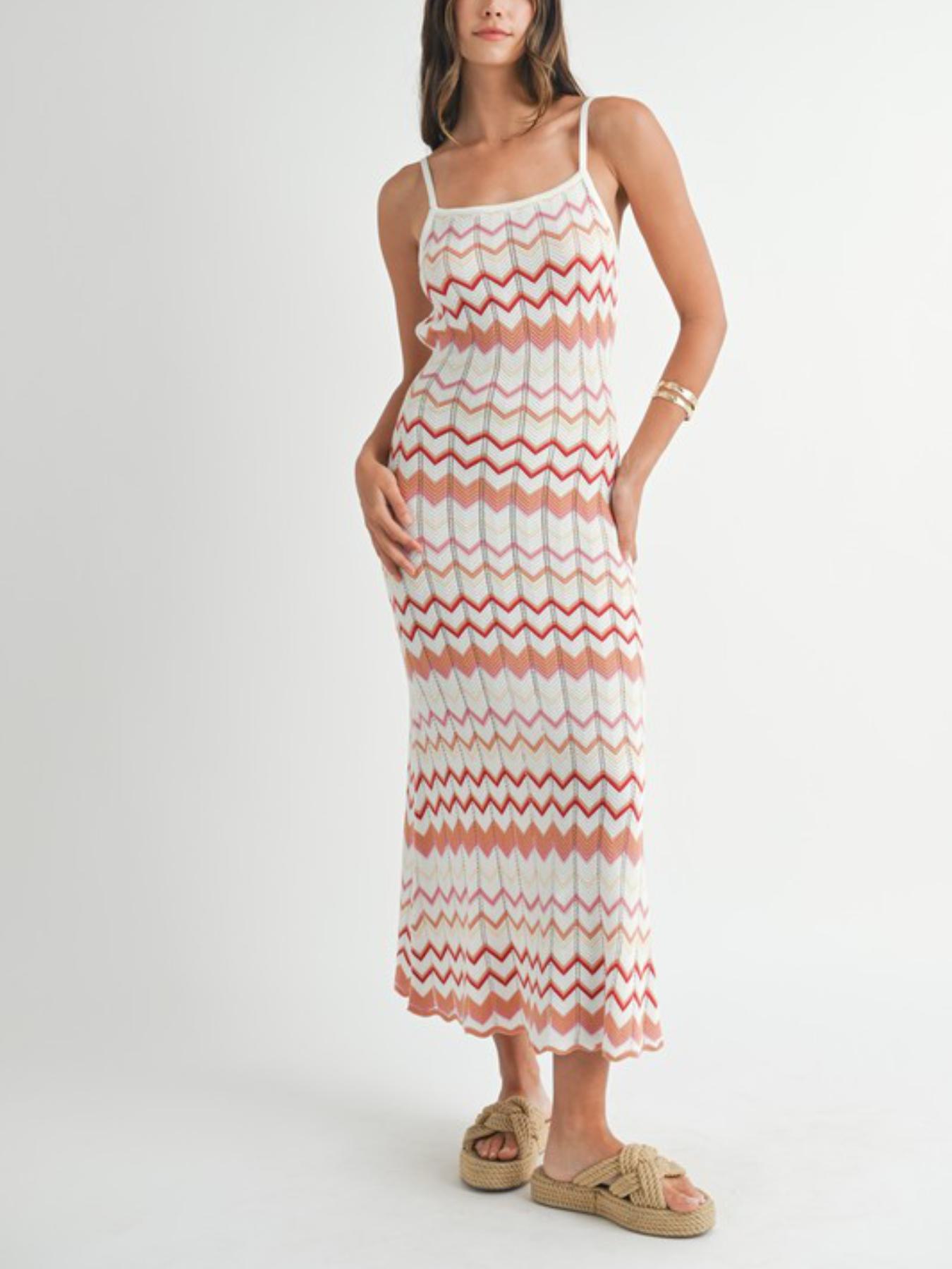 womens casual bohemian chic chevron pattern backless - Temu