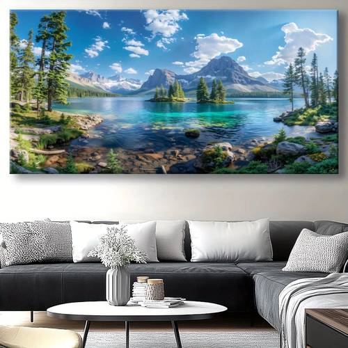 1 piece of beautiful room decoration wood frame wall decoration canvas print flat modern fashion style abstract irregular shape combination creative gift suitable for living room bedroom office bar cafe hotel is a perfect gift for easter mothers day juneteenth birthday