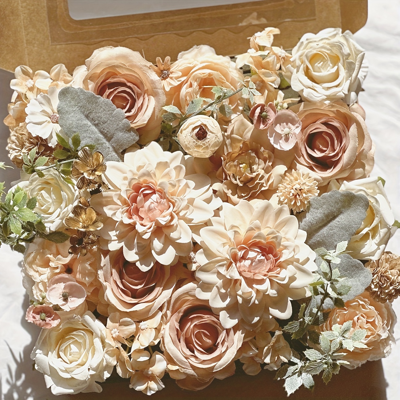 291pcs champagne colored flower seeds, suitable for balcony and garden potted planting