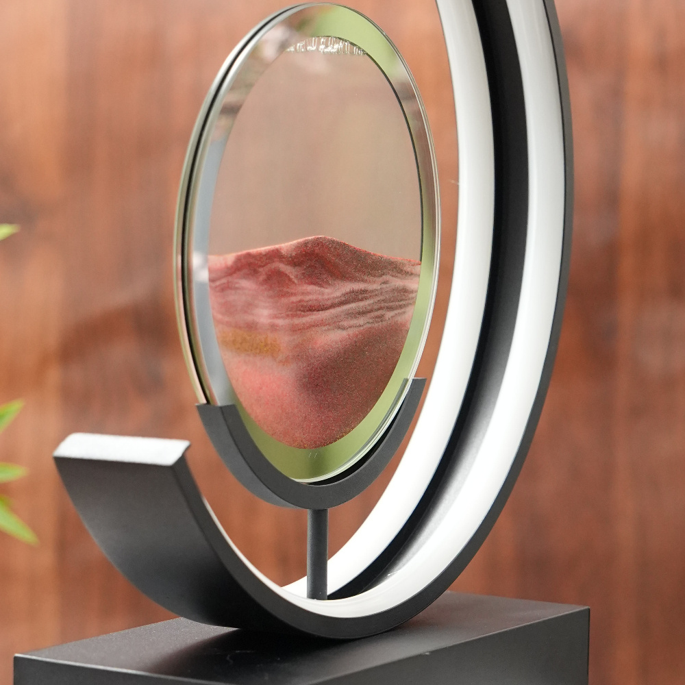 3d led action sand painting with usb   hourglass crafts with scary halloween shades tabletop home decor quicksand art sand kinetic art perfect halloween gifts and   seasonal celebrations Product details 1