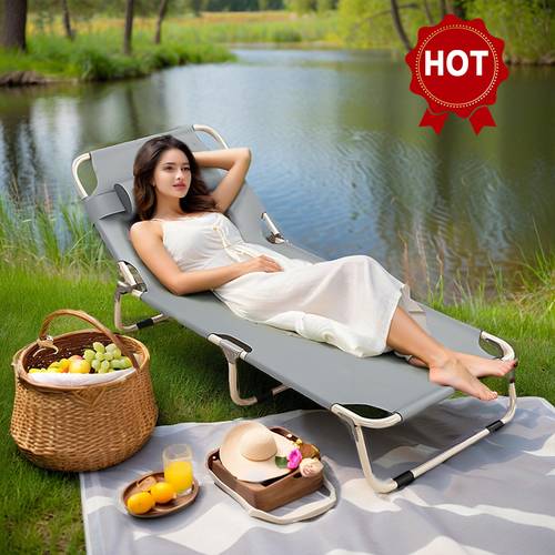 zero gravity recliner 1 piece portable folding recliner beach outdoor chair with cup holder tray and adjustable pillow suitable for swimming pool backyard lawn