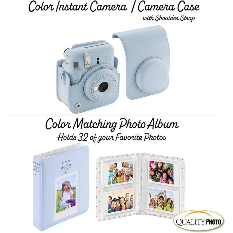 Accessory Kit For Instax Mini 12 Camera – Includes Bag, Album, Filters, Frames
