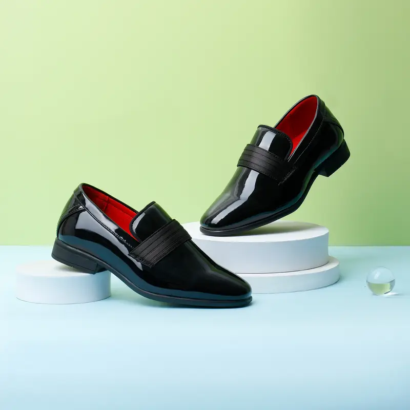 * Boys Breathable, Comfortable & Durable Dress Shoes Anti-Slip Slip-On Loafers Formal Tuxedo Shoes Suitable for A Birthday Party, Church and Graduation * Boys Breathable, Comfortable & Durable Dress Shoes Anti-Slip Slip-On Loafers Formal Tuxedo Shoes Suitable for A Birthday Party, Church and Graduation
