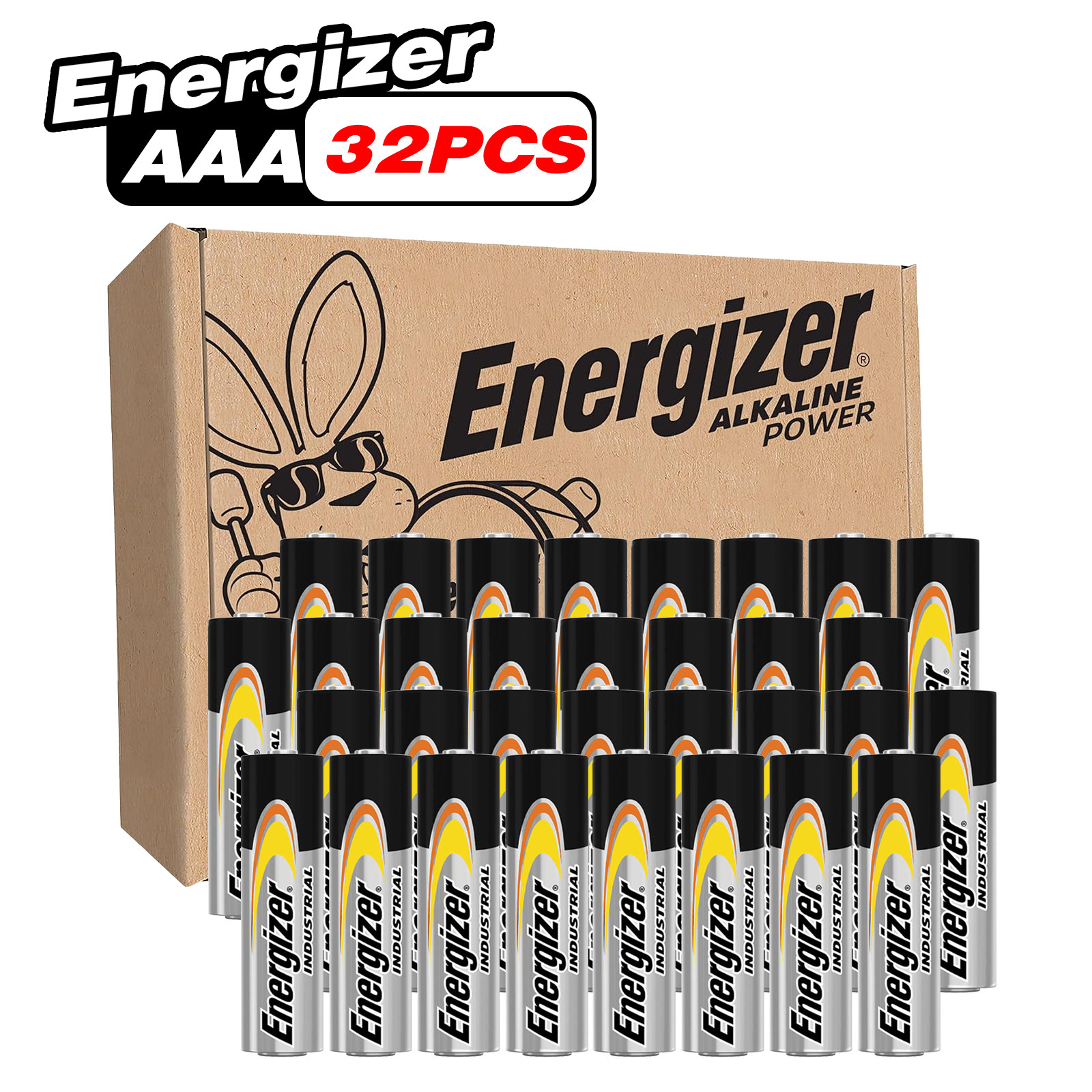 TEMU 32pcs Aaa Batteries - Power For Smart Home & Security Devices - 12-year Leakproof Protection For Wireless Sensors, Emergency Lights & Remote