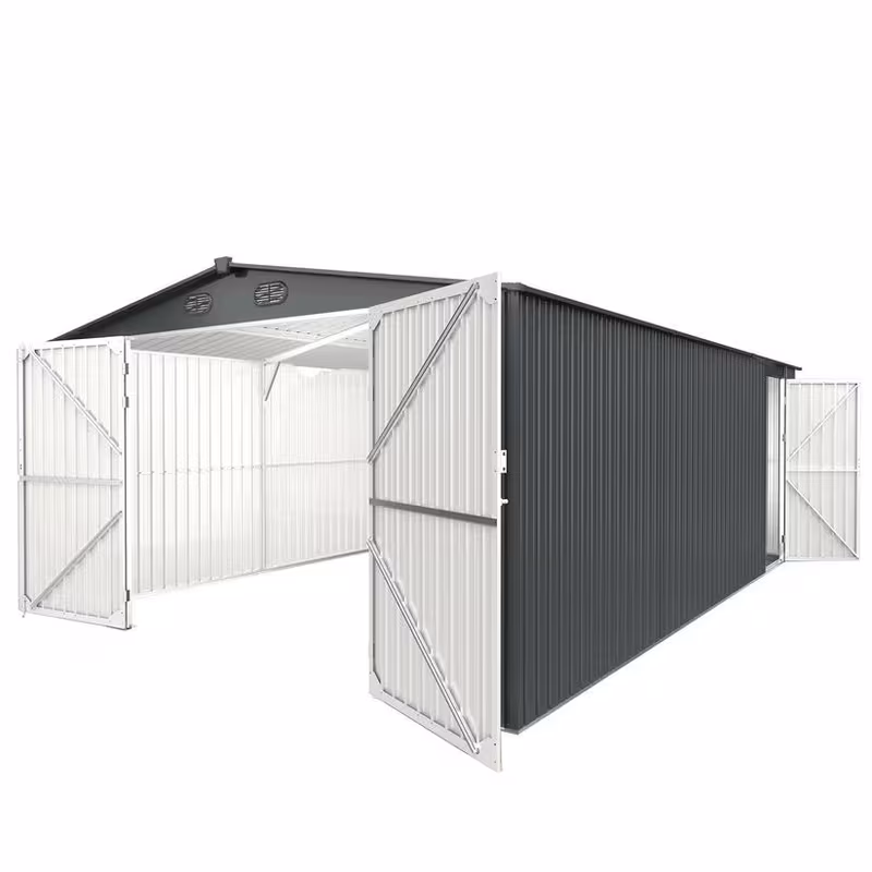 chery industrial 23x22 10x20 13x20 metal garage sheds with side door galvanized steel storage buildings Product details 8