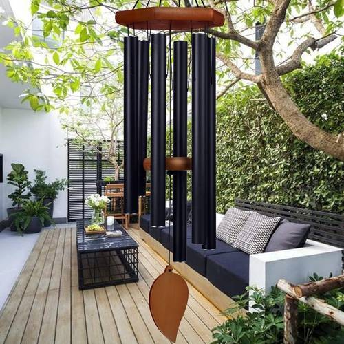 35 5 sympathy wind chimes for outside deep tone with 6 thicken tubes hook outdoor souvenir decor