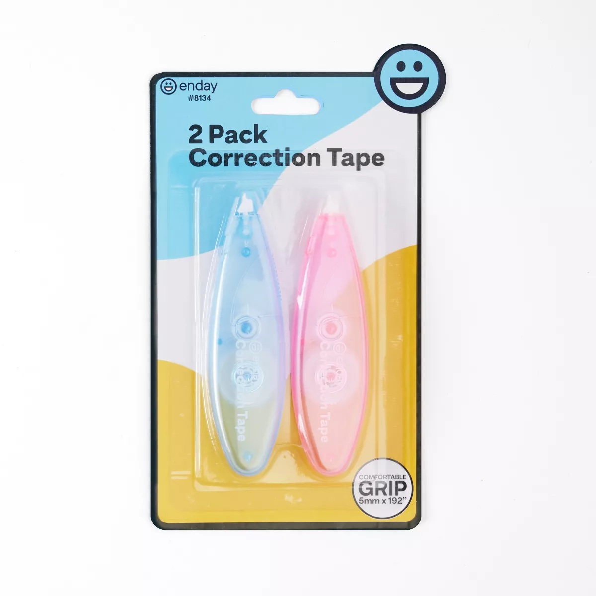TEMU Enday White Out Pen Correction Tape, Dispenser Pen White Out Tape, Applicator For Instant - 2 Pack