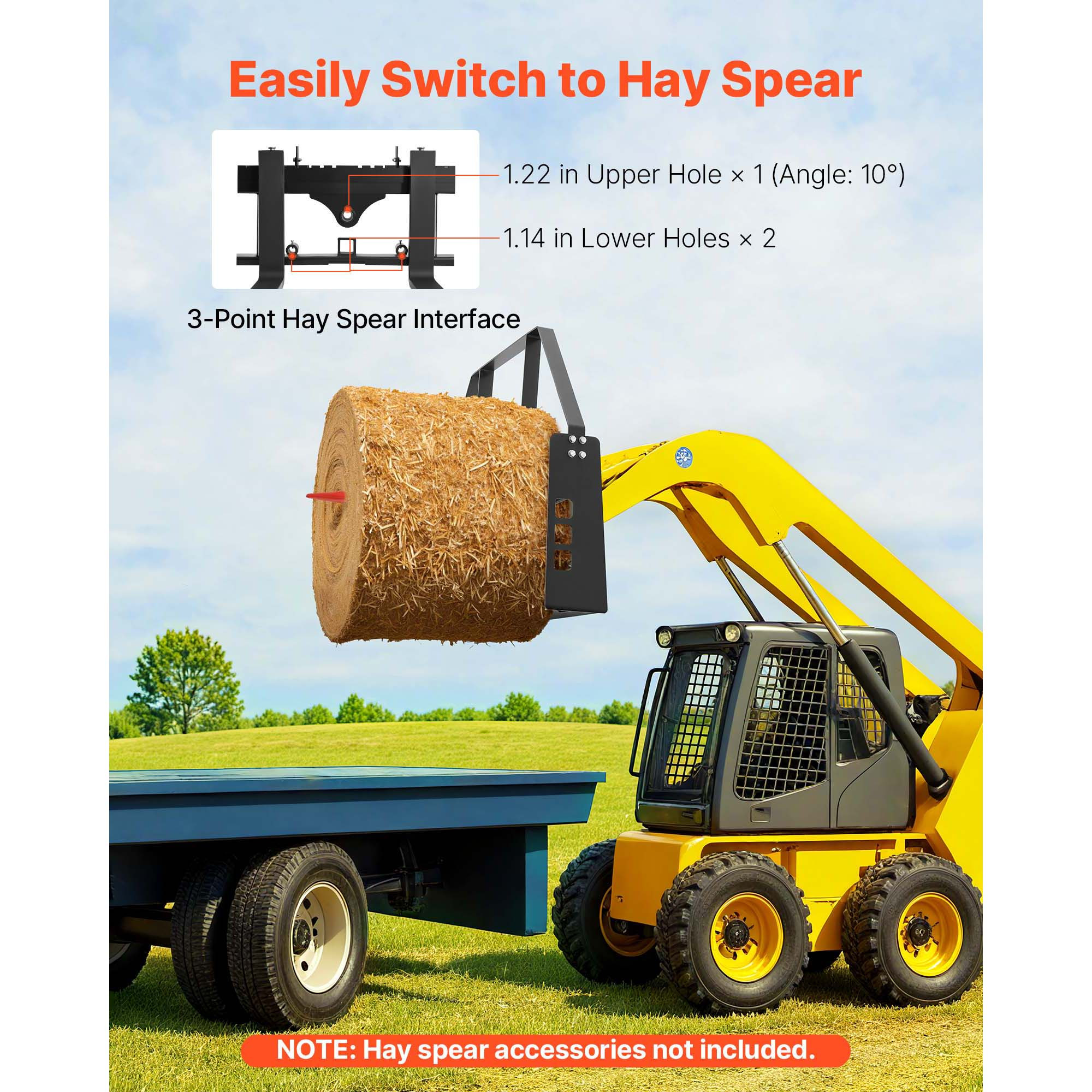 pallet fork frame attachment with 48 inch skid   pallet forks 4000 lbs Product details 3
