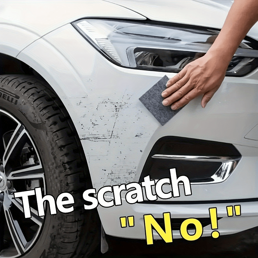 TEMU Car Nano Scratch Repair Cloth - A Simple And For Removing Car Scratches, Quickly Fixing Marks And Restoring Paintwork Shine!