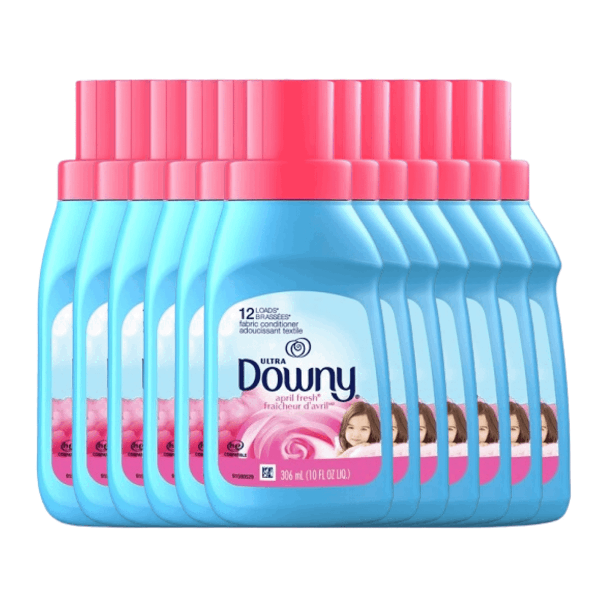 TEMU Downy Fabric Softener 10oz Bottles, 12ct | Long- Scent &