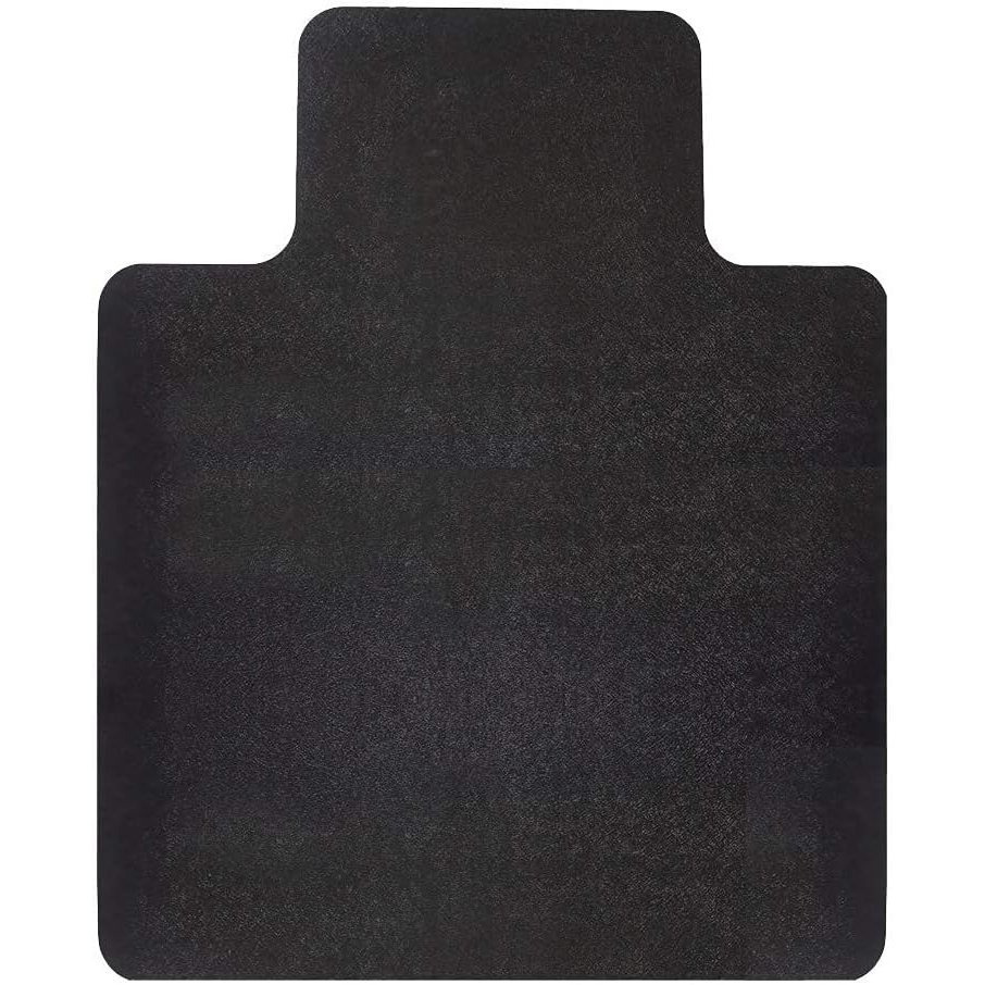 TEMU Black Office Chair Mat With Lip 36'' X 48'' Durable Desk Chair Mat For Hardwood Floor Heavy Duty Plastic Office Floor Mat Under Rolling Chairs