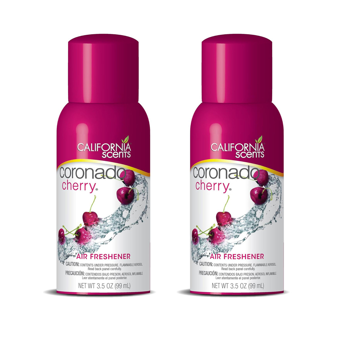 TEMU 3.5oz Air Freshener Spray, Cherry, 2 Pack