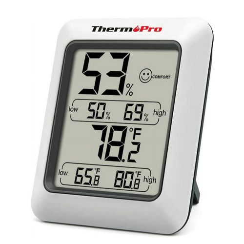 TP50 Digital Hygrometer Indoor Thermometer Room Thermometer and Humidity Gauge with Temperature Humidity Monitor