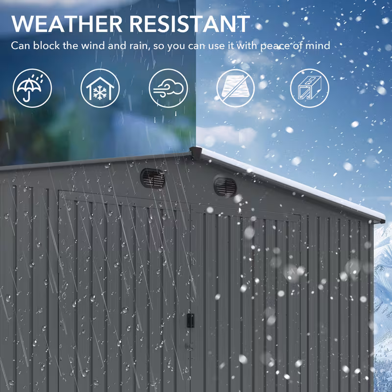 chery industrial 23x22 10x20 13x20 metal garage sheds with side door galvanized steel storage buildings Product details 4