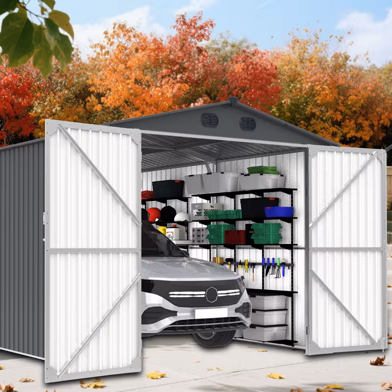 chery industrial 23x22 10x20 13x20 metal garage sheds with side door galvanized steel storage buildings Product details 1