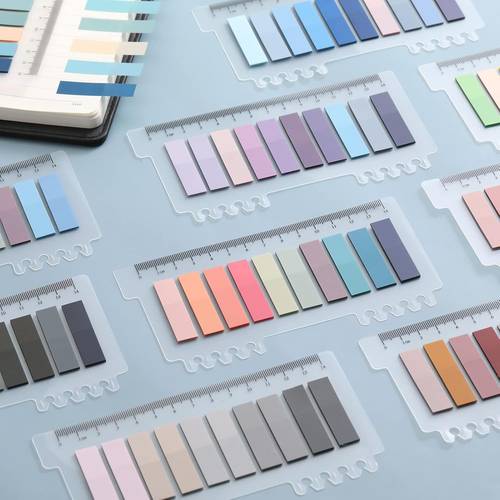 1200 pcs sticky tabs for annotating books clear sticky notes for binders page markers for notebooks multi colored and repositionable book flags strip index tabs