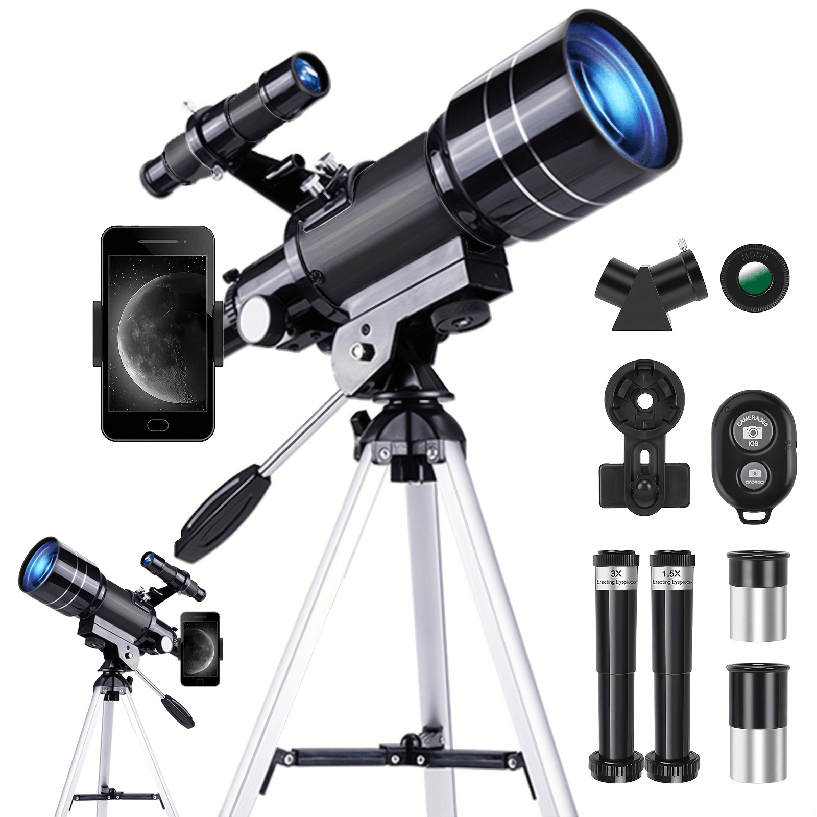 phone camera telescope sold on Temu United States