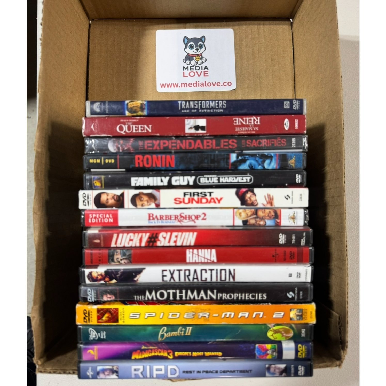 TEMU 15-pack Movie Dvd Bundle - Mixed Genre Box!