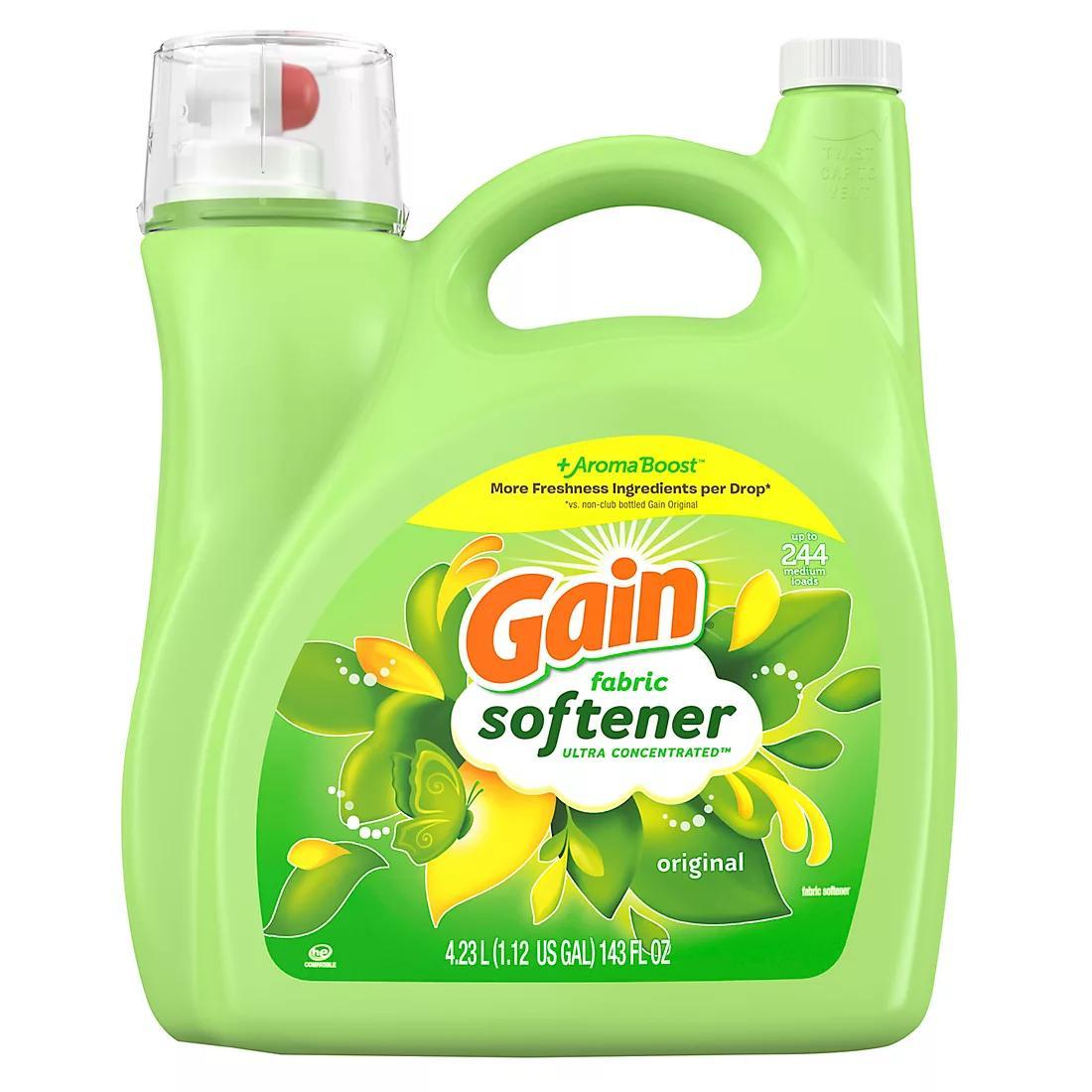 TEMU 244 , 143 Fl Oz Ultra He Compatible Fabric Softener, Original Scent, Standard For High-efficiency Machines