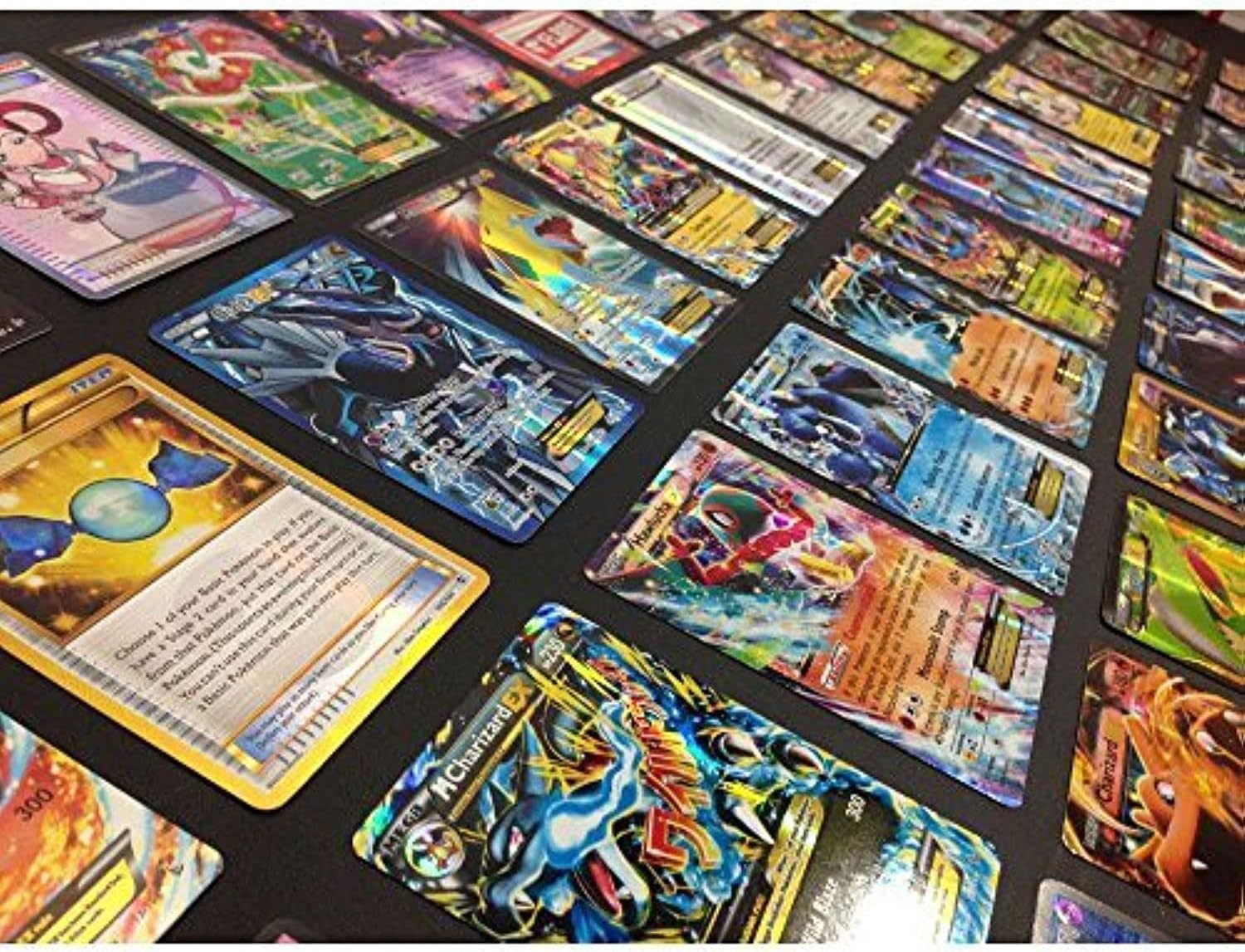 100x Pokemon TCG Card Lot - Includes Rares, C/U, and Holos, plus 1x Guaranteed Gx, Ex, V or Full Art