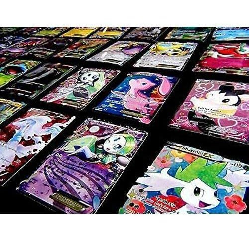 100x Pokemon TCG Card Lot - Includes Rares, C/U, and Holos, plus 1x Guaranteed Gx, Ex, V or Full Art