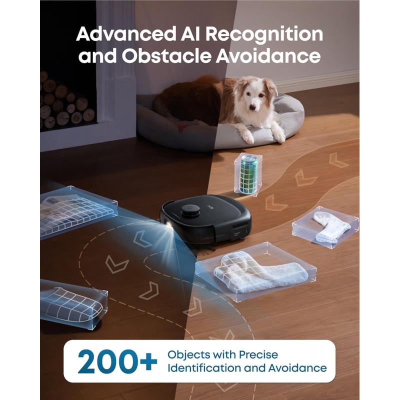 e25 omni robot vacuum and mop combo     000pa turbo suction zero     to corner deep cleaning auto empty self cleaning all in     Product details 6