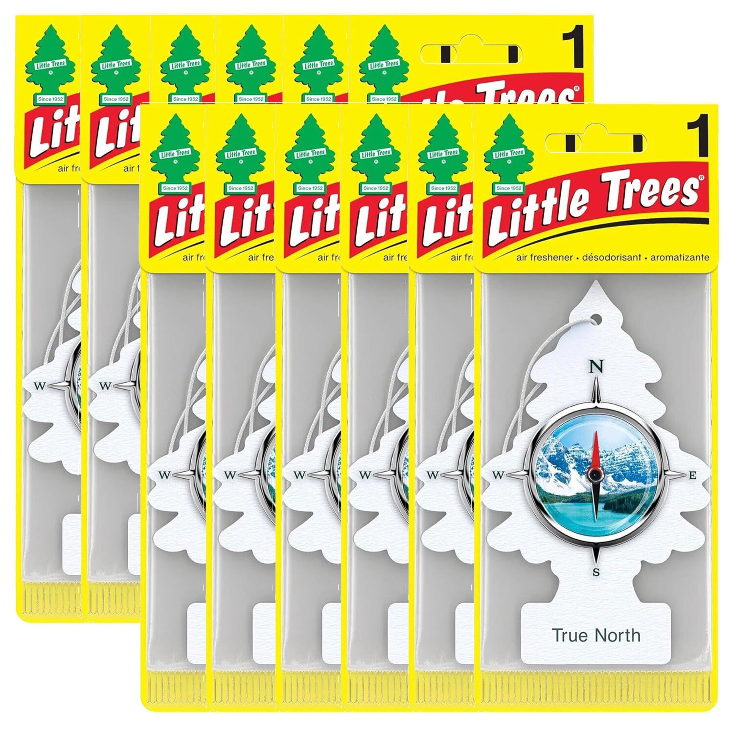 TEMU Little Trees Car Air Freshener | Hanging Tree Provides Long Lasting Scent For Auto And Home | , 12 Pack