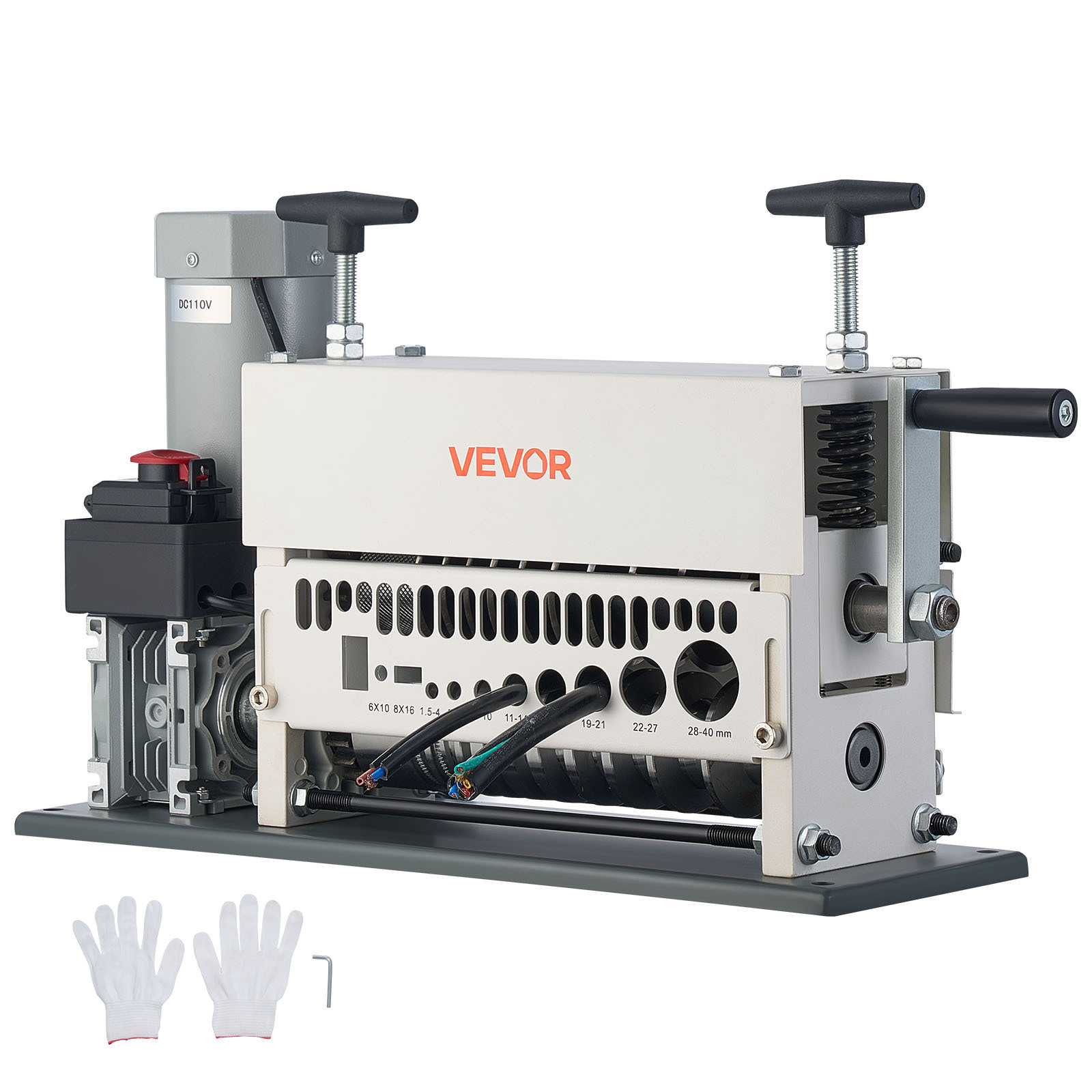   electric wire   machine 0 06 1 57 in 11 channel automatic copper cable   370    tool with manual hand crank mode emergency stop button for scrap copper recycling