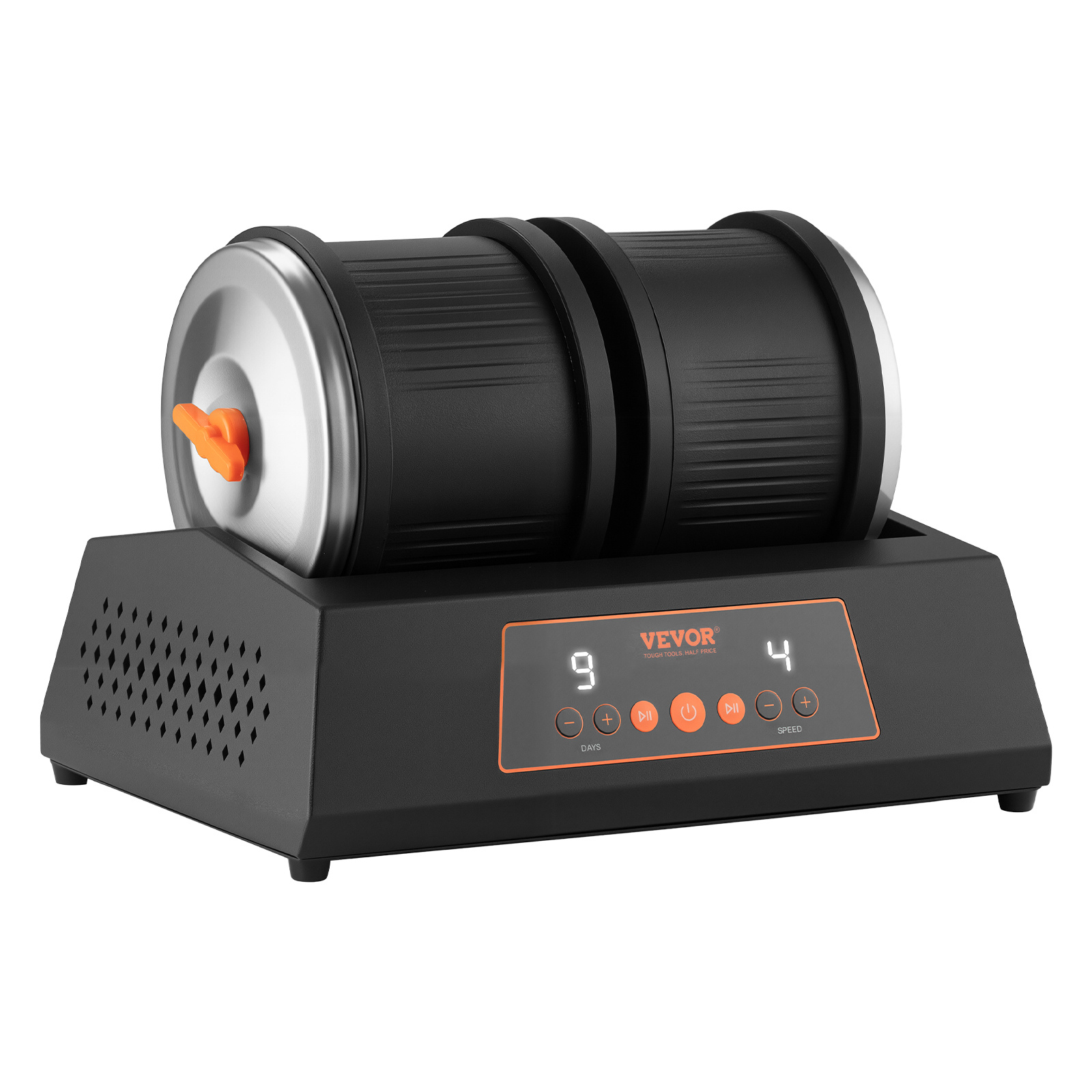   rock tumbler kit 8 lbs rock polishing kit   settings 9 day polishing timer stone polishing kit double   rock polisher with adapter rock polisher for adults and kids