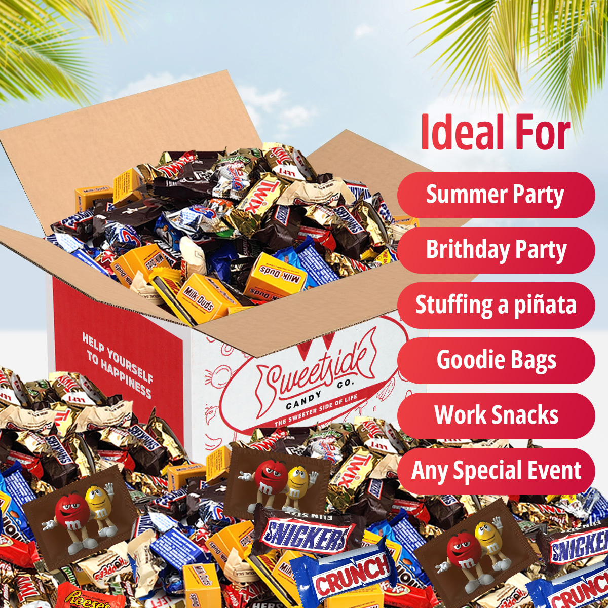  pack 2 candy for parties assorted chocolate mixed chocolate candy assortment bag bulk and gifting Product details 1