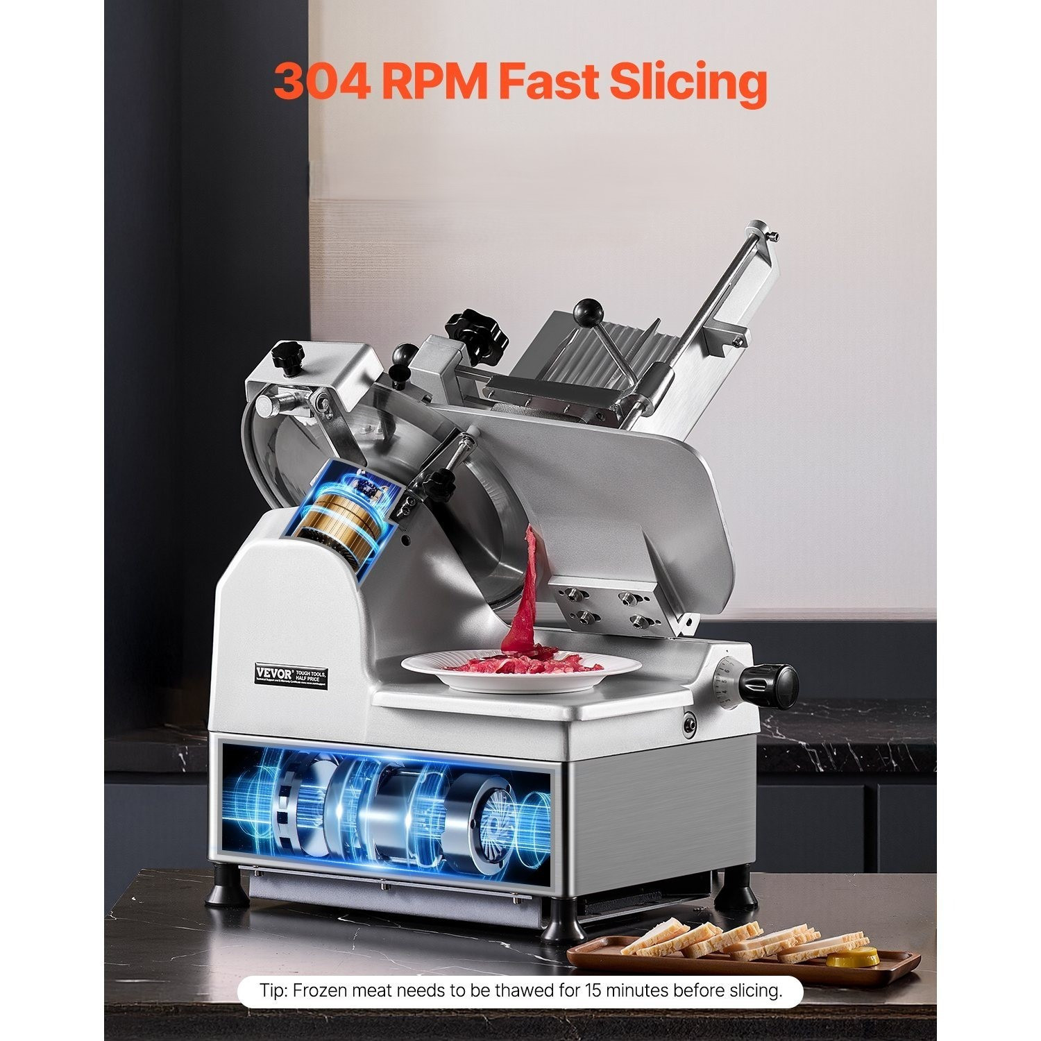 meat slicer 550w 12 electric   food slicer for   meat   Product details 4