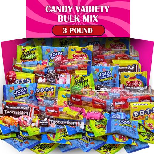 pack 3 birthday pinata candy assorted individually wrapped candies for offices parties candy bowl parade throws kids goodie bags and parties