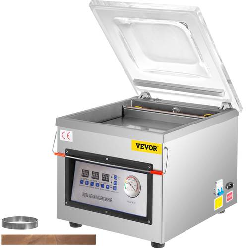 chamber vacuum sealer 300w vacuum packing machine for wet foods meats and more compact size with 12 6 sealing length in home kitchen and commercial use