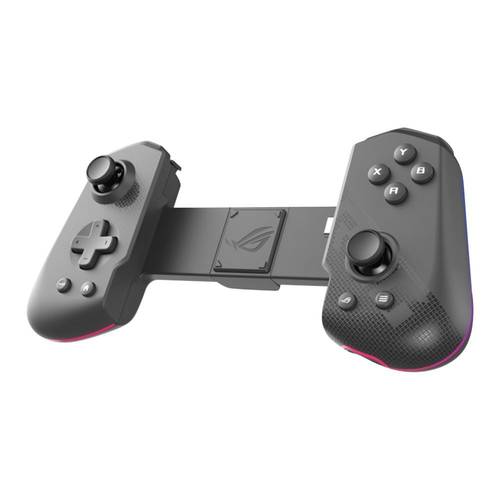 rog gaming mobile controller for android foldable fits all key mapping rgb lighting 500hz rate