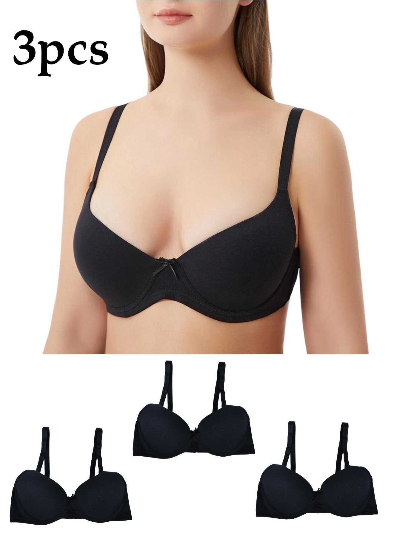 cotton bras sold on Temu United States
