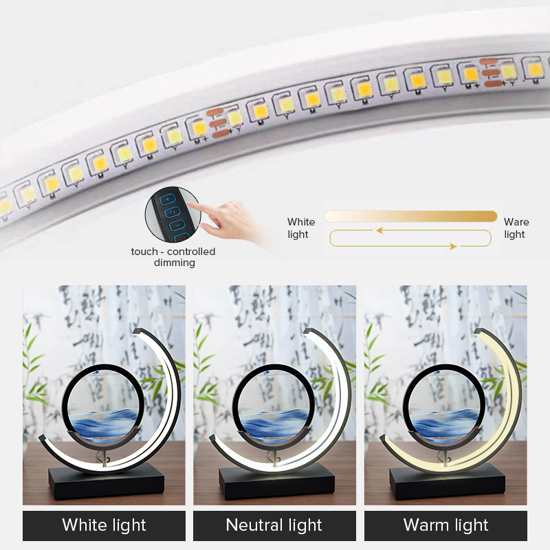 3d led action sand painting with usb   hourglass crafts with scary halloween shades tabletop home decor quicksand art sand kinetic art perfect halloween gifts and   seasonal celebrations Product details 3