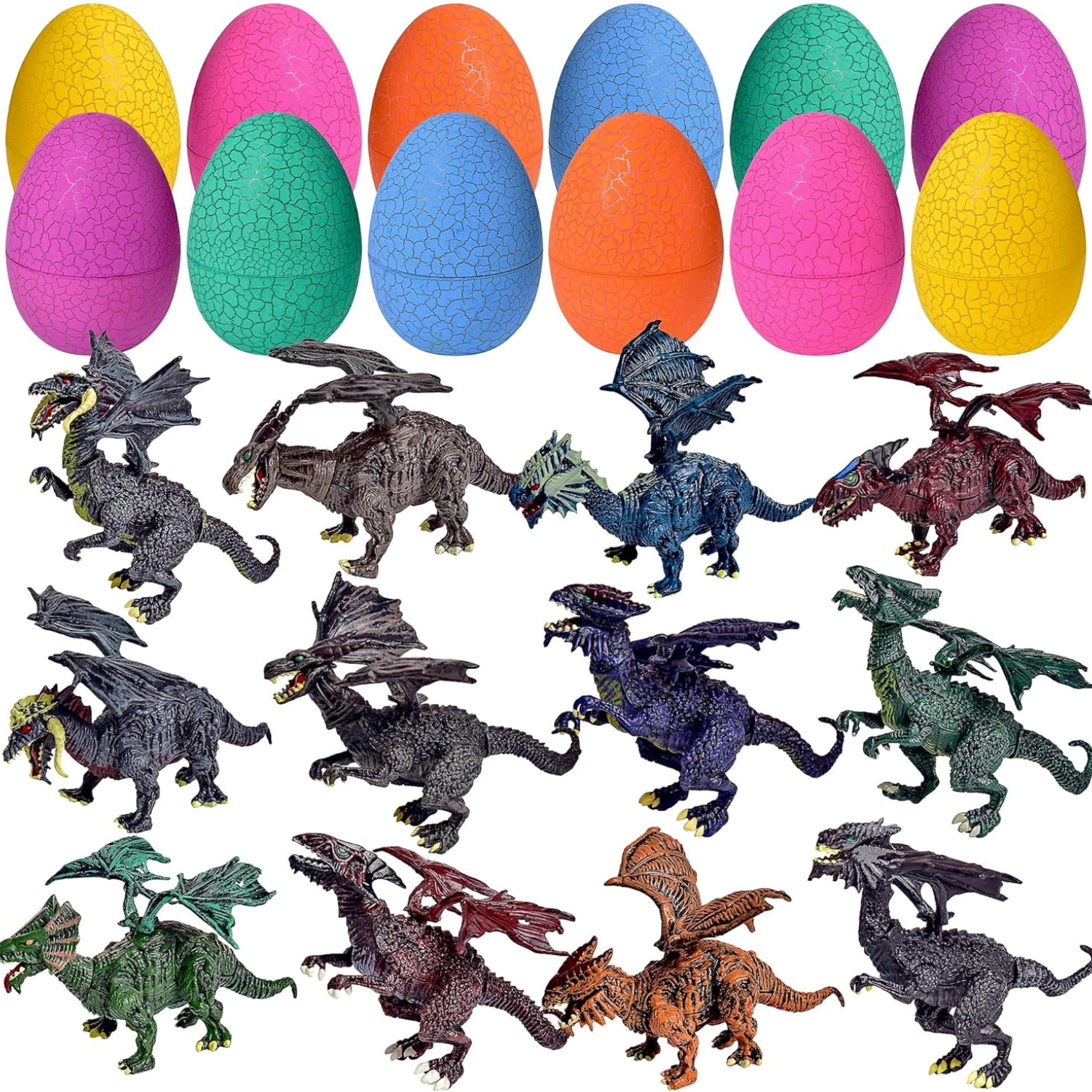12 pack dragon egg easter eggs 3d puzzle Temu