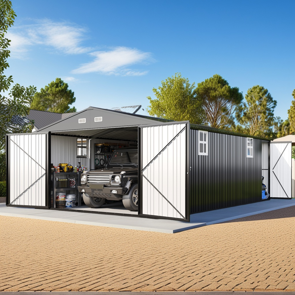 ☆GARAGE type38 14x38 Portable Garages | Quality Storage Buildings