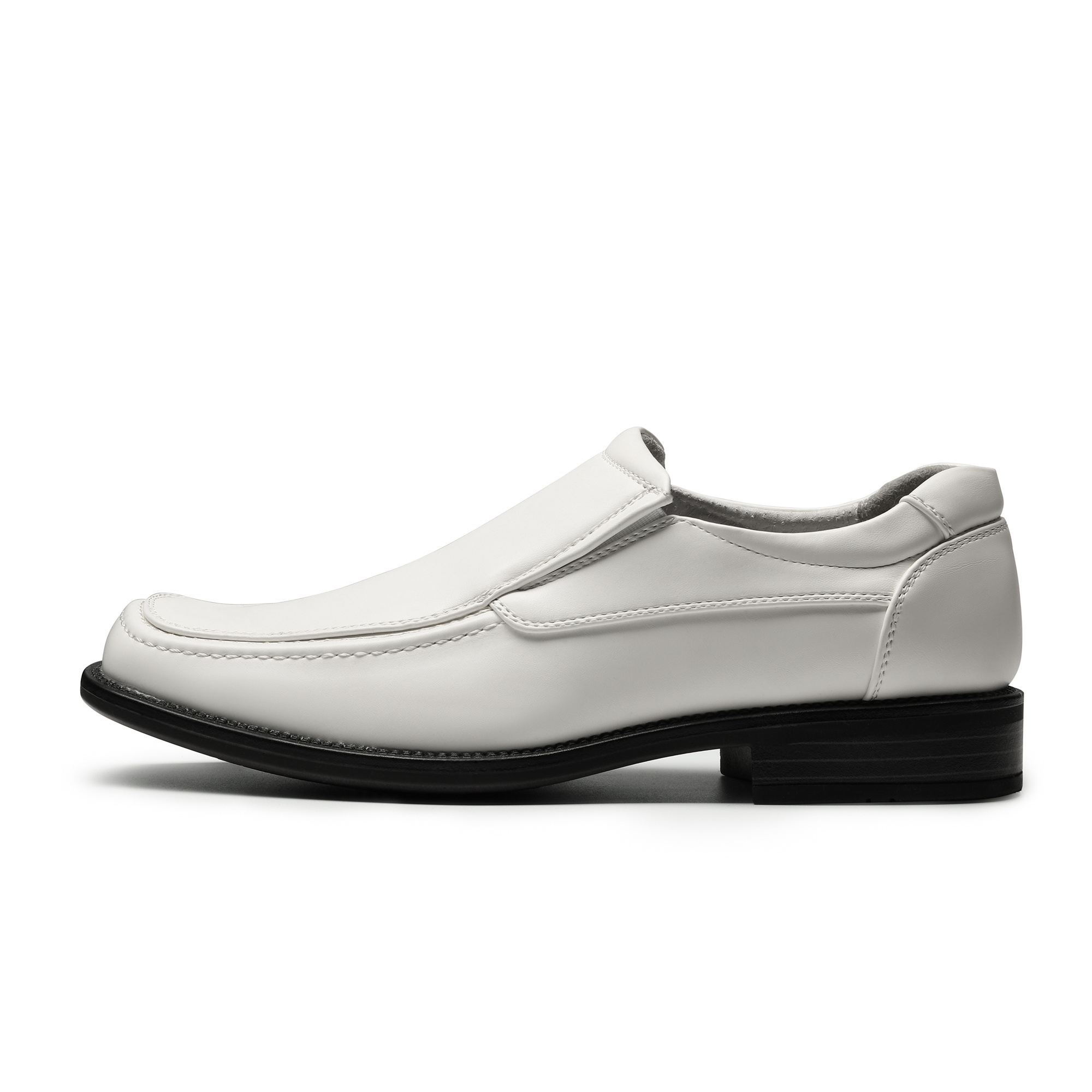 mens 02 slip lined square toe dress loafers shoes - Temu
