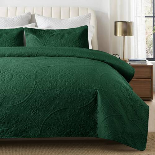 3 pc quilt set lightweight quilted bedspreads queen size bed 3 piece oversized bedspreads queen soft bedding set with 2 matching pillow shams quilts