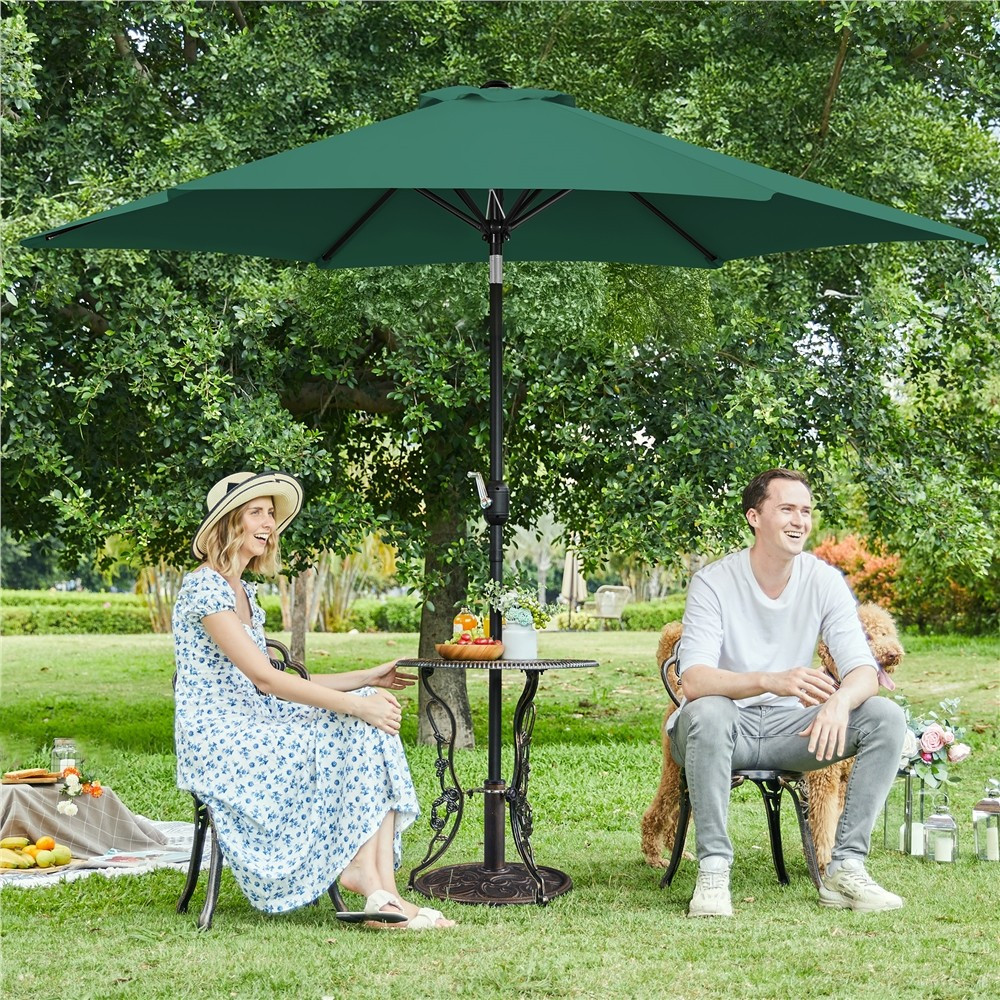 commercial metal patio umbrellas 10 ft. 'X10' ft Metal Square Cantilever Umbrella, with Center Pole Patio  Umbrella Patio Umbrella in Beige ZY-W1859P337786