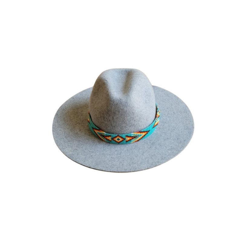 deluxe beaded hat cowboy hatband white - Temu display picture 3