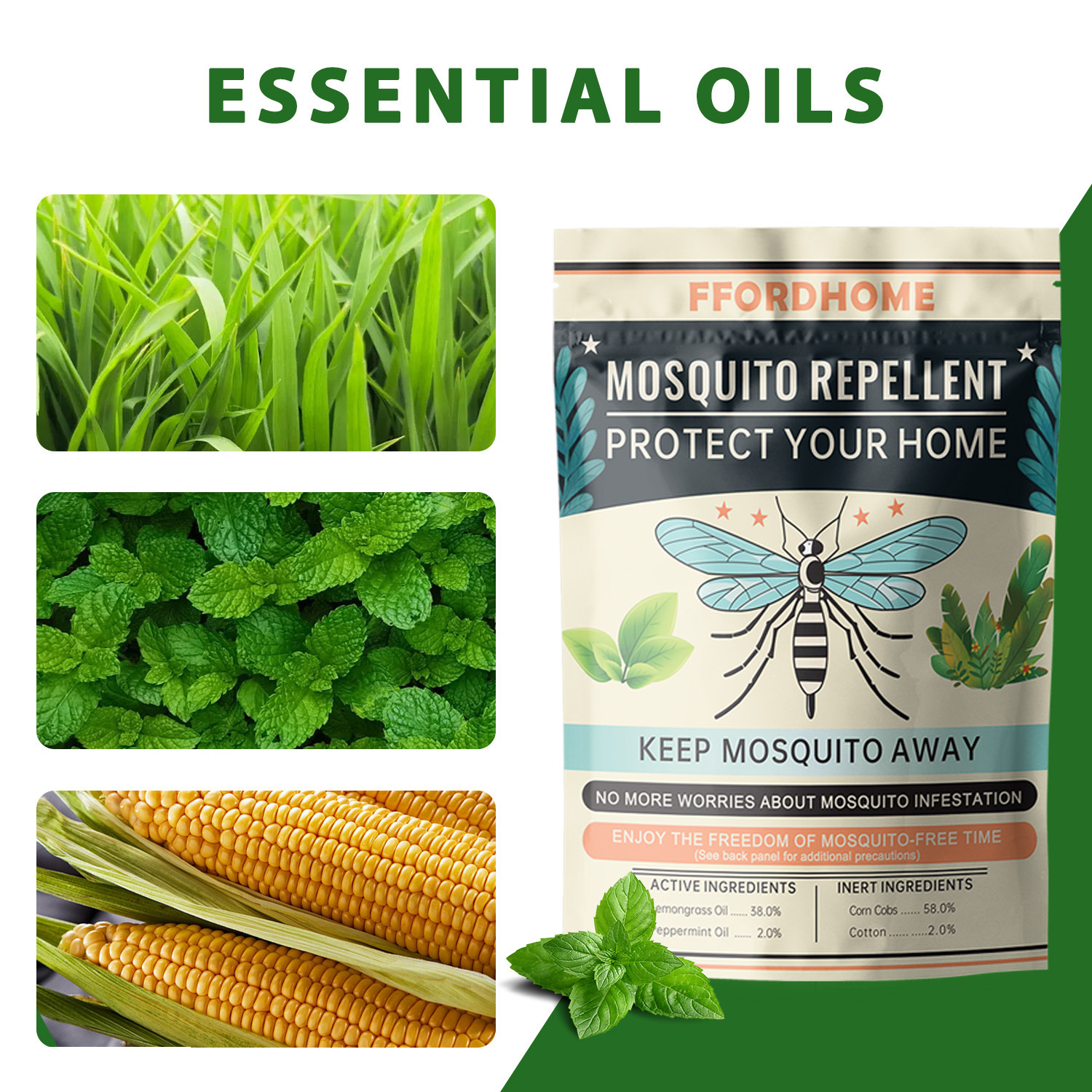 Natural Mosquito Repellent Sachets