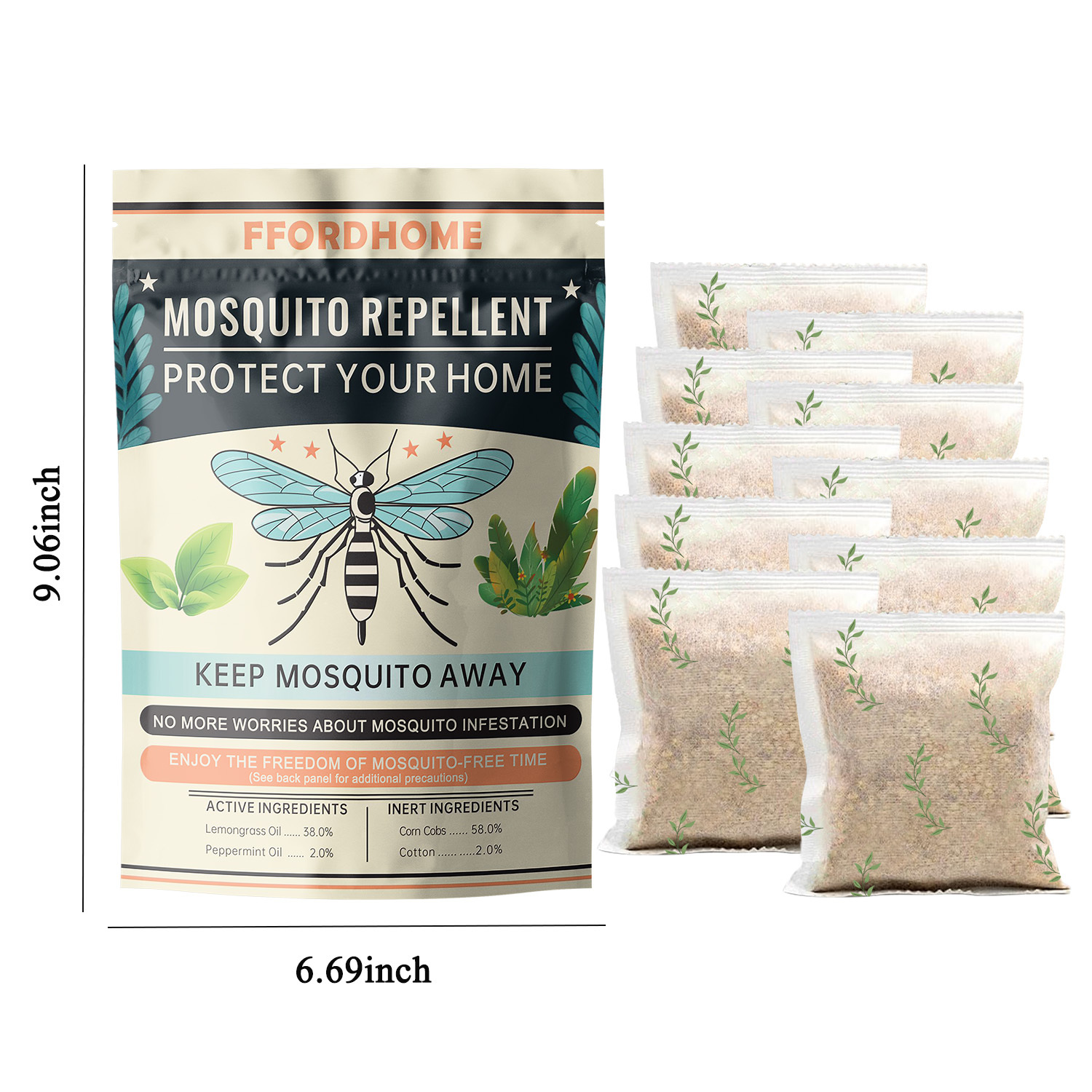 Natural Mosquito Repellent Sachets